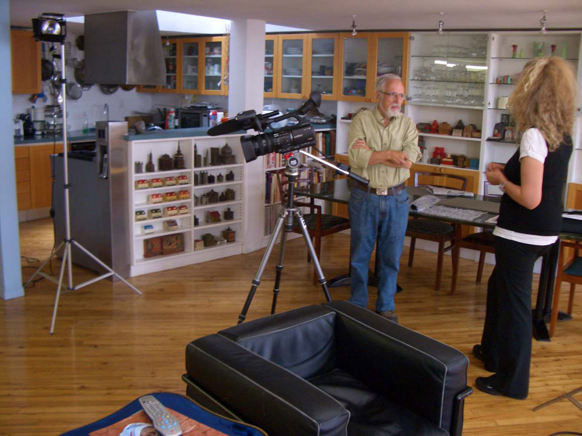 In the studio of Shel Shapiro. New York, 2009. Photo by Christoph Schreiber.