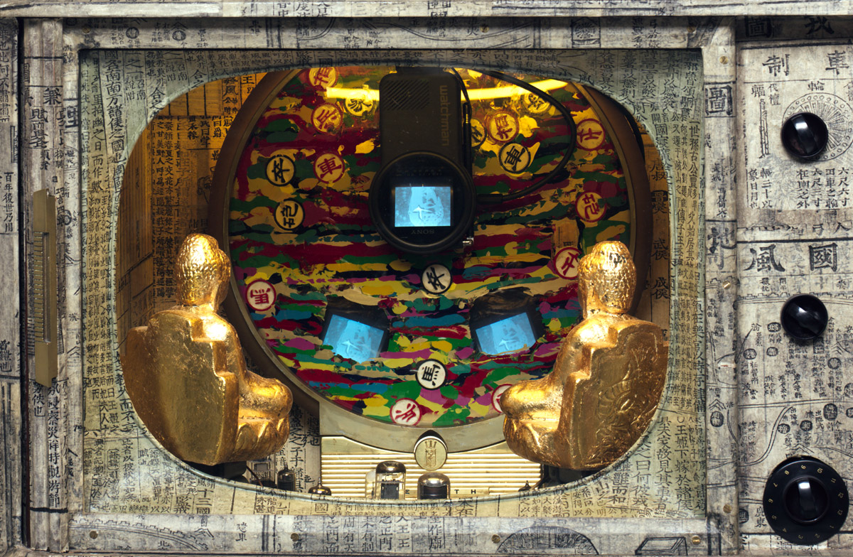 Nam June Paik, Buddha game, 1991 [DETAIL].