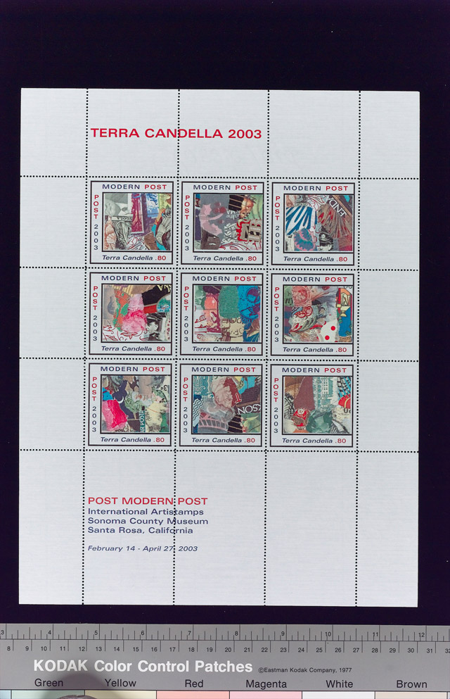 Artist Postage Stamp by Harley, 2003.
