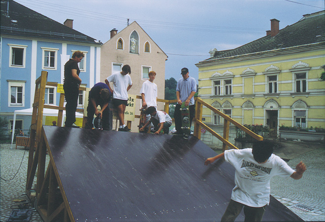 Ottensheim skater ramp construction