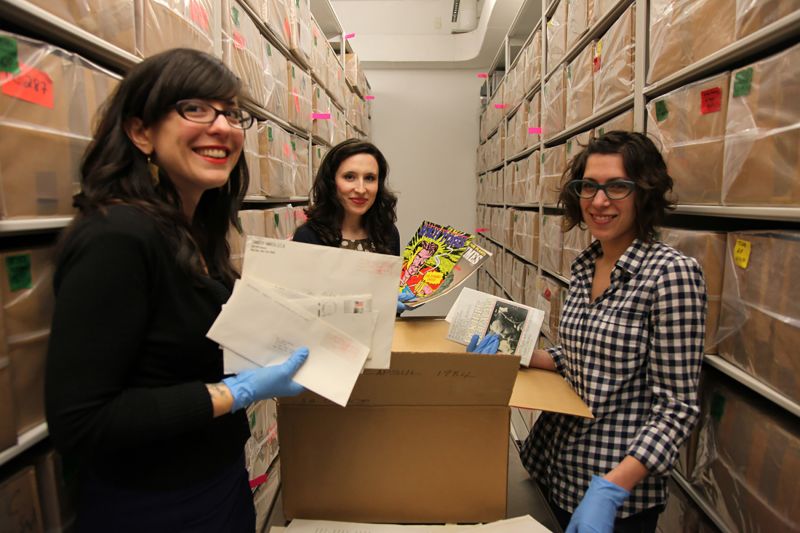 Opening and cataloguing Warhol’s Time Capsules. Courtesy The Andy Warhol Museum, Pittsburgh (warhol.org)
