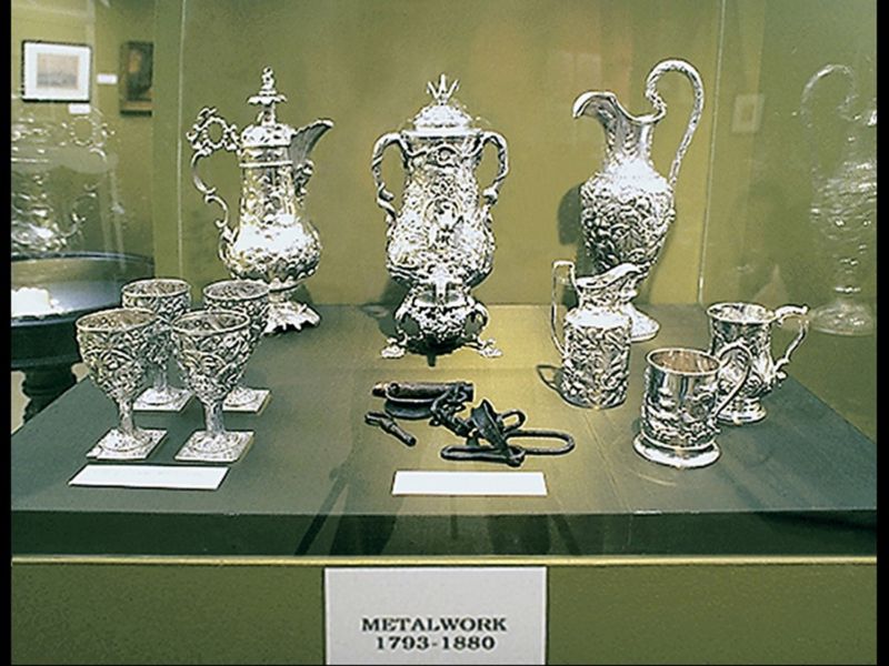 “Mining the Museum” staged by the artist Fred Wilson at the Museum of the Maryland Historical Society, Baltimore in 1992