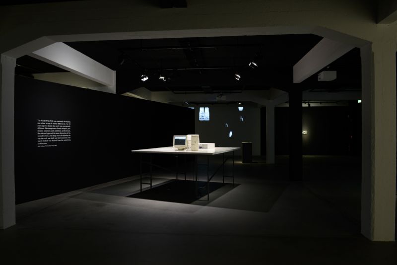My Boyfriend Came Back From The War. online since 1996. Installation view at HeK, 2016. Photo: Franz Wamhof, © HeK