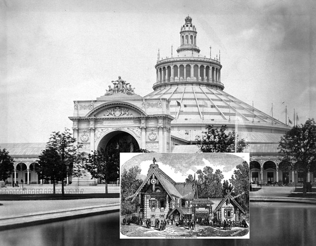 The Russian Village at the Vienna World Fair, 1873
