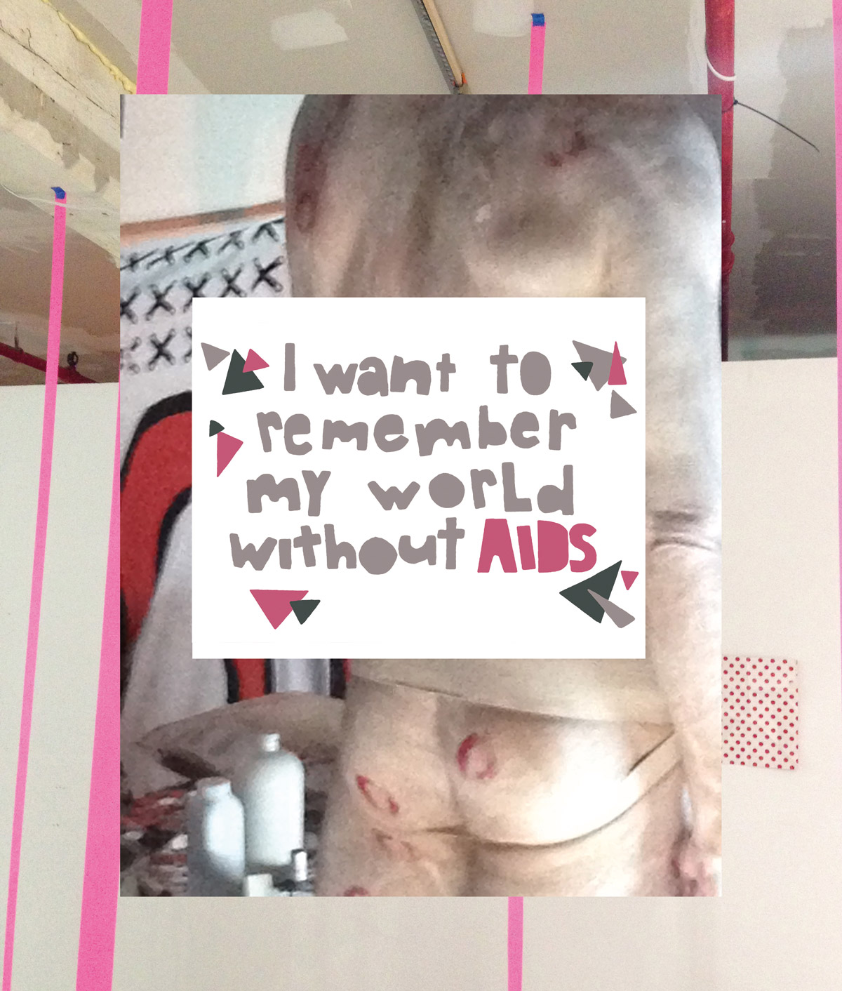 untitled panel (Jessica Whitbread #iwanttoremember x Tony Feher x Peter Cramer & Jack Waters #ephemeraasevidence), digital collage, 2019