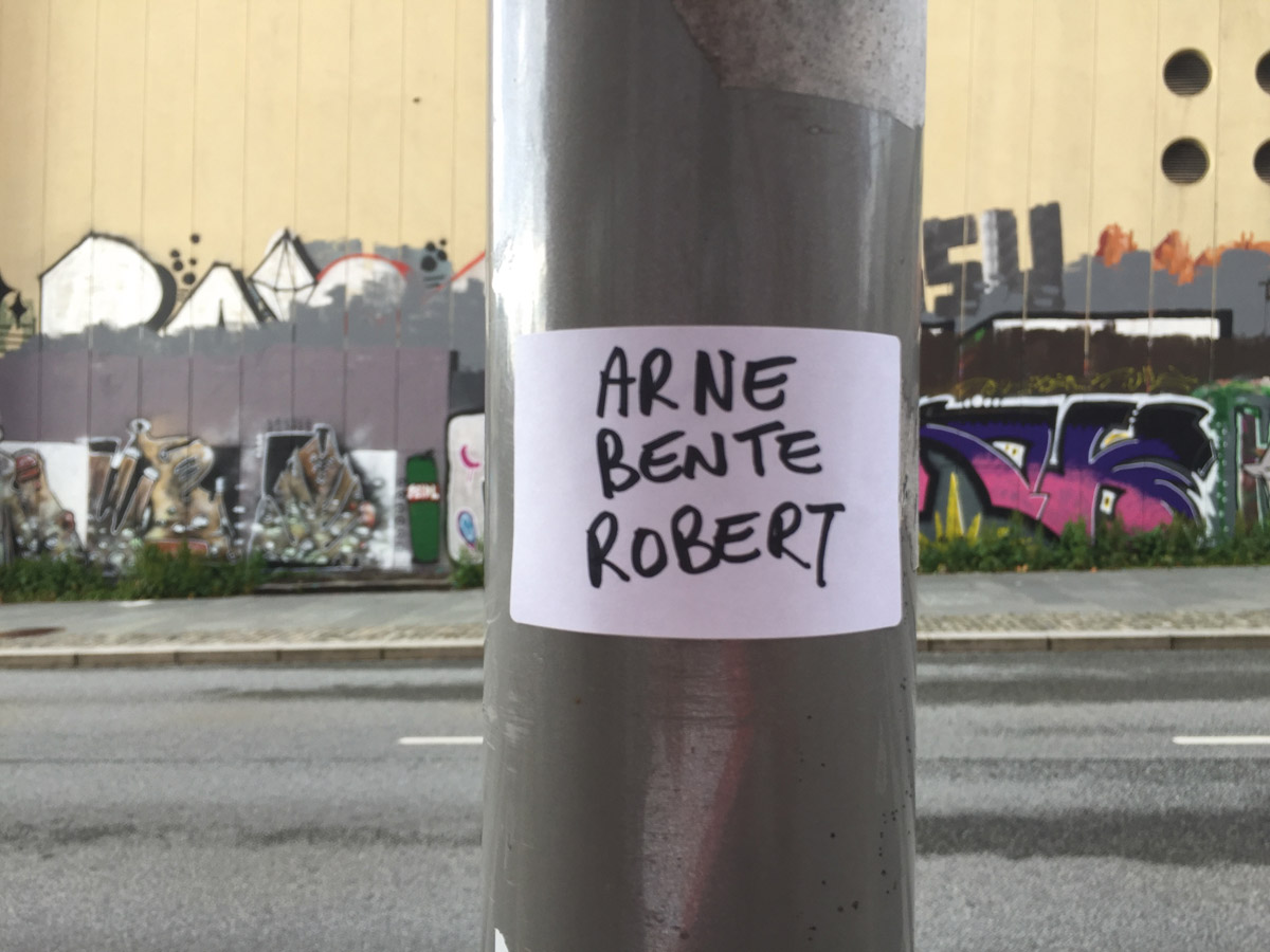Arne Røed, Bente Røed, and Robert Rayford 