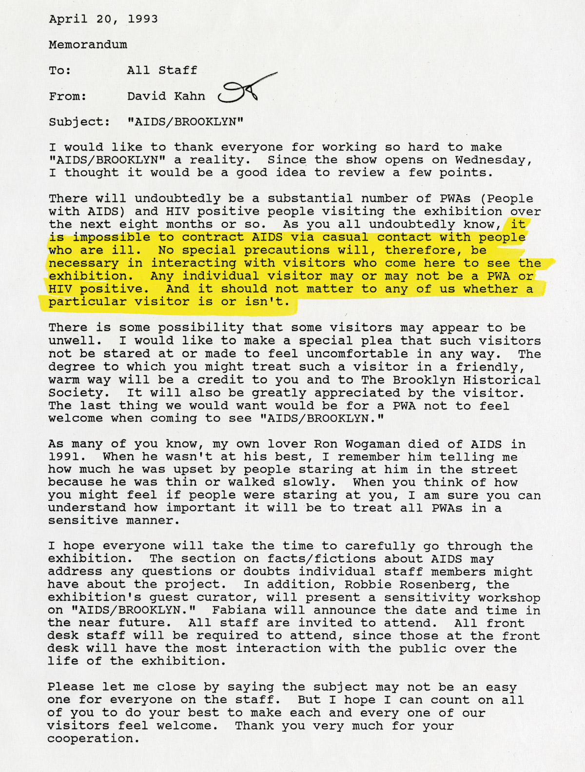 April 20, 1993