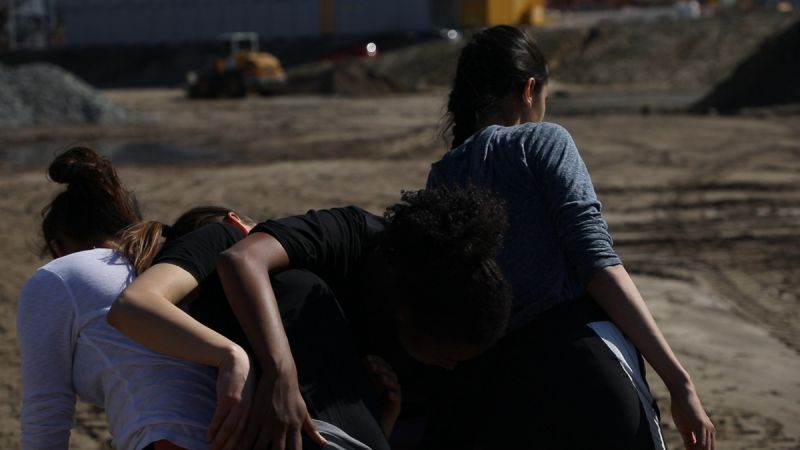 Johanna Bruckner, Terra Vague, performance, video still, 2018.