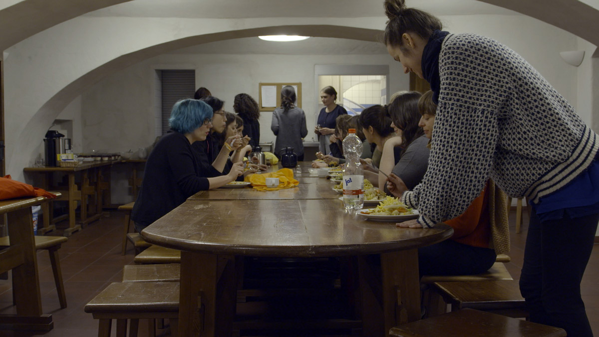 Alex Martinis Roe, Our Future Network, film stills of Proposition #3 – Architectures for Encounter, developed with Fotini Lazaridou-Hatzigoga, 2016.