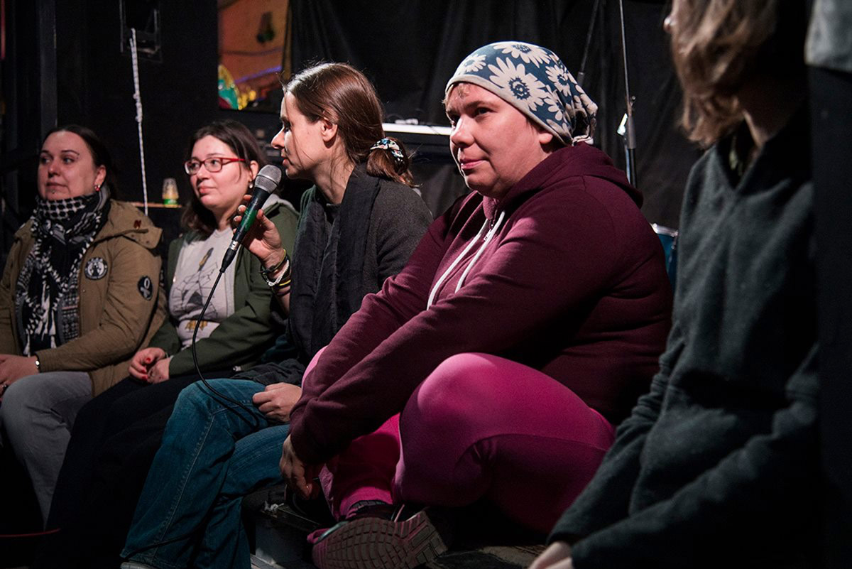PunkRockFemFest, 2015. Photograph by: Tatyana Sushenkova. Courtesy of Tatyana Volkova.