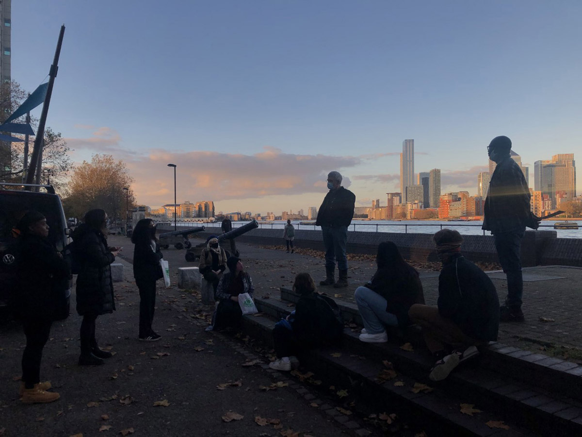 Chip on Your Shoulder, community walk, November 2020, Lily Fonzo.