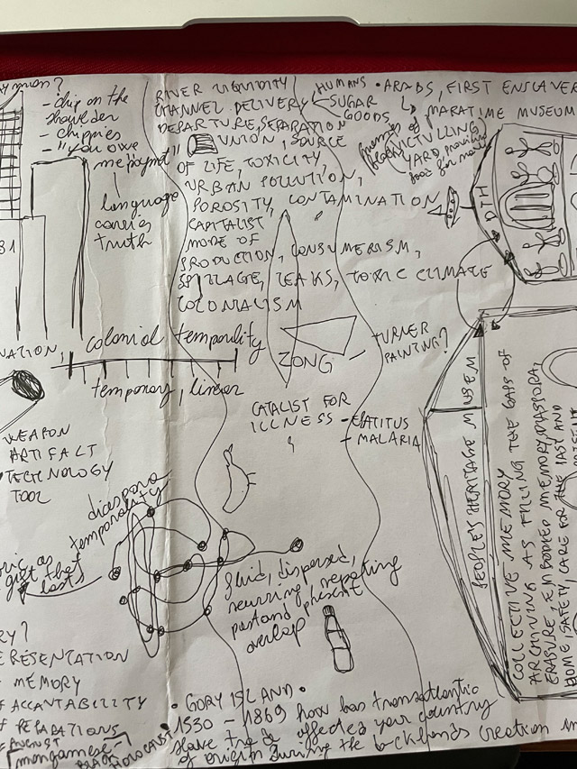 Rights of Passage dockland walk outcome, June 2021, Ginevra Naldini.