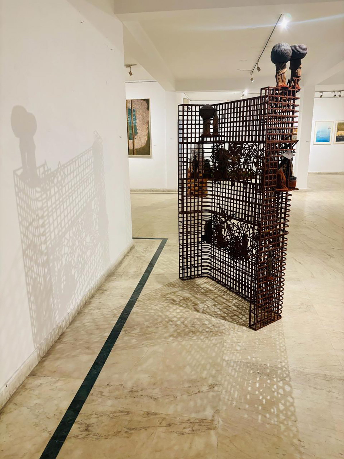 Mumkin Zameen/Possible Lands. The exhibition, Installation shots, NIV Arts Centre, Delhi, 2024