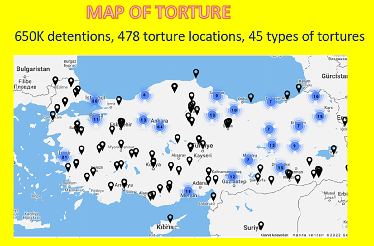 Map of Torture, Memory Museum Website