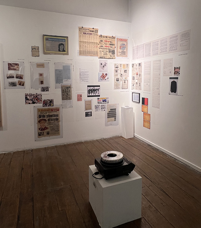 Memory Objects Installation View, Photo by Elif Carier
