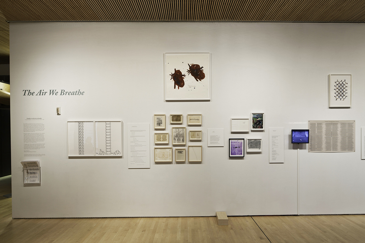 Fig. 3 – The Air We Breathe: Artists and Poets Reflect on Marriage Equality, the San Francisco Modern Museum  of Art, November 5, 2011-February 20, 2012, installation view. Photo by Adam Jacobs.