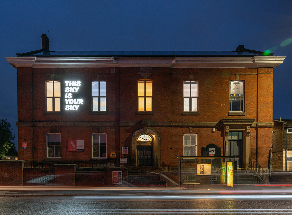 Bill Balaskas, This Sky is Your Sky, 2024, installation view. Image courtesy 422 Arts
